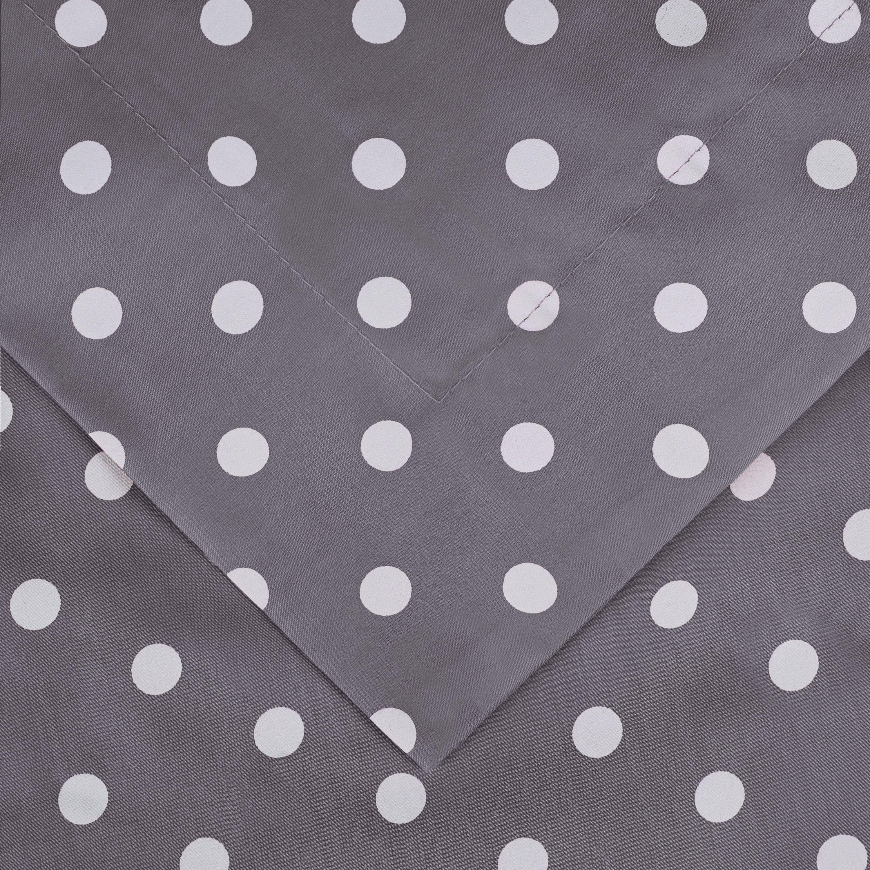 Premium 600 Thread Count Cotton Blend Polka Dot Duvet Cover Set - Soft & Breathable Bedding for Cozy Nights - Perfect for Master Bedroom, Guest Room & Dorm Decor