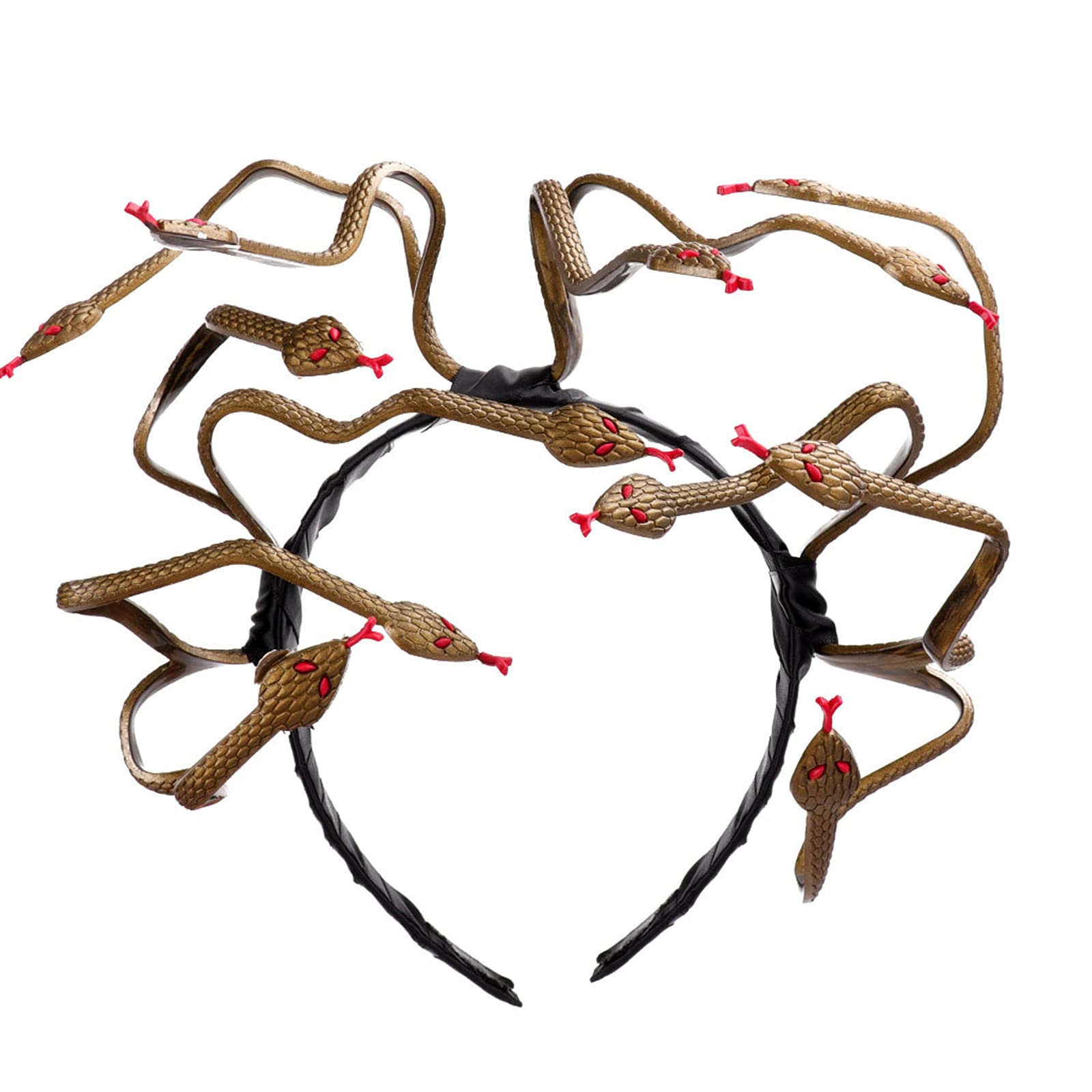Scary Halloween Snake Headband - Women & Girls Cosplay Hair Accessory for Carnival, Masquerade & Halloween Party | Perfect for Costume Dress Up, Themed Events & Spooky Photo Shoots