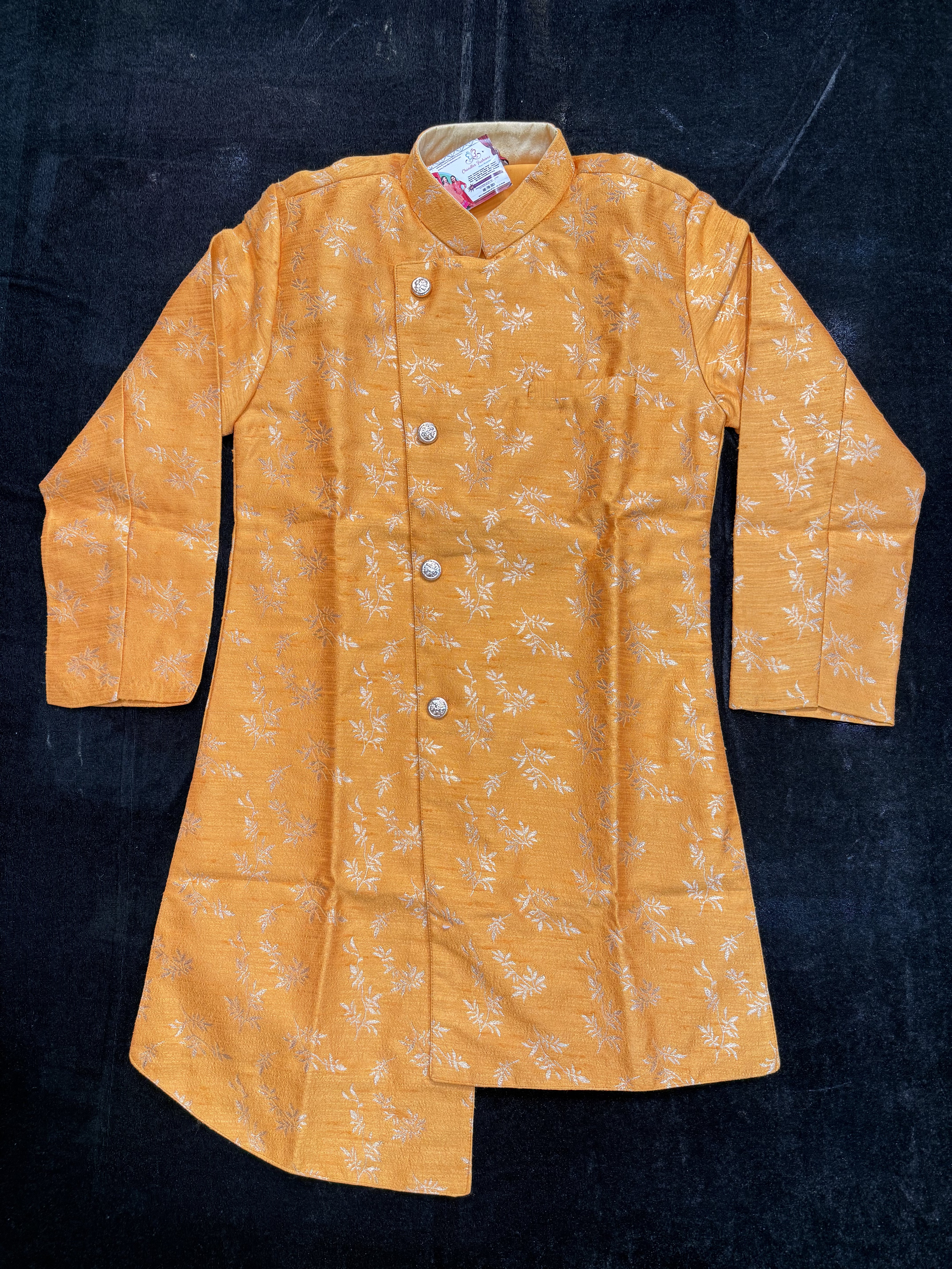 Stylish Orange Silk Kurta & Pajama Set - Premium Designer Indian Ethnic Wear for Women | Perfect for Festivals, Weddings & Special Occasions