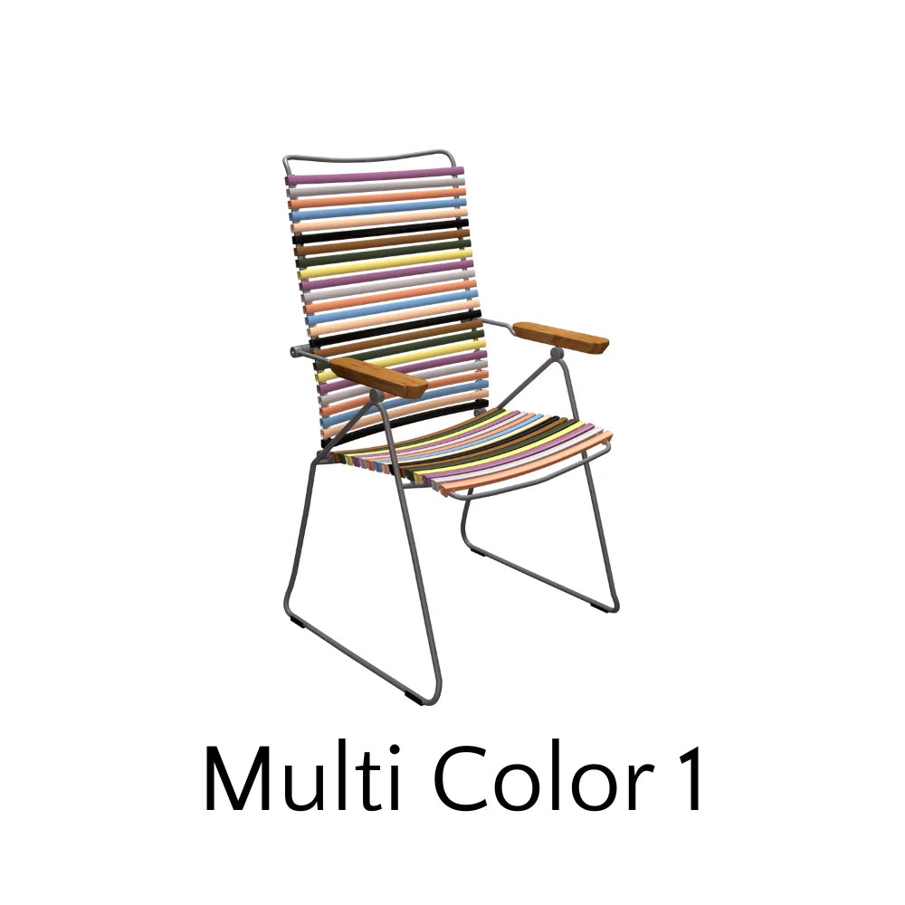 CLICK Outdoor Folding Camping Chair - Portable Lightweight Adjustable Reclining Lawn Chair for Beach, Picnic, Backyard, and Travel - Perfect for Relaxing Outdoors