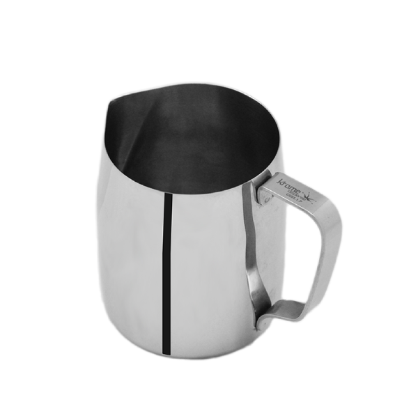 20oz Stainless Steel Milk Frothing Pitcher for Latte, Cappuccino & Hot Chocolate - Barista-Grade Coffee Accessory for Home & Café Use