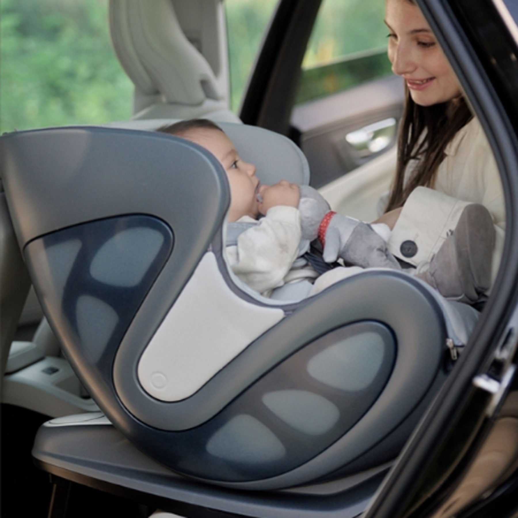 Babyark Convertible Car Seat with Base – Safe & Comfortable Infant to Toddler Car Seat for Ages 0-12 Years | Perfect for Family Travel, Road Trips & Daily Commutes