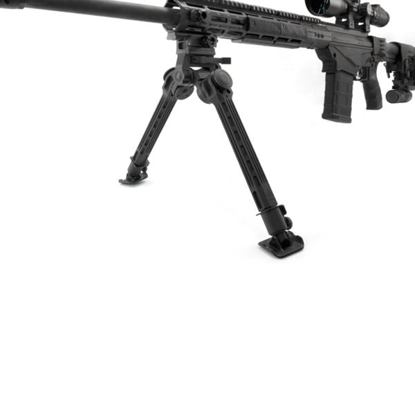 Leapers UTG Big Bore Full Stability Bipod 9-14 Inch Adjustable Rifle Bipod - Perfect for Hunting, Shooting Range & Tactical Use