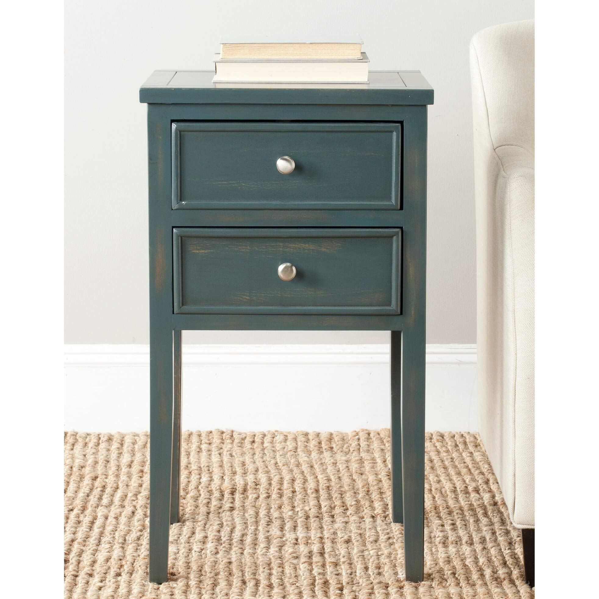Dark Teal End Table - 16.9