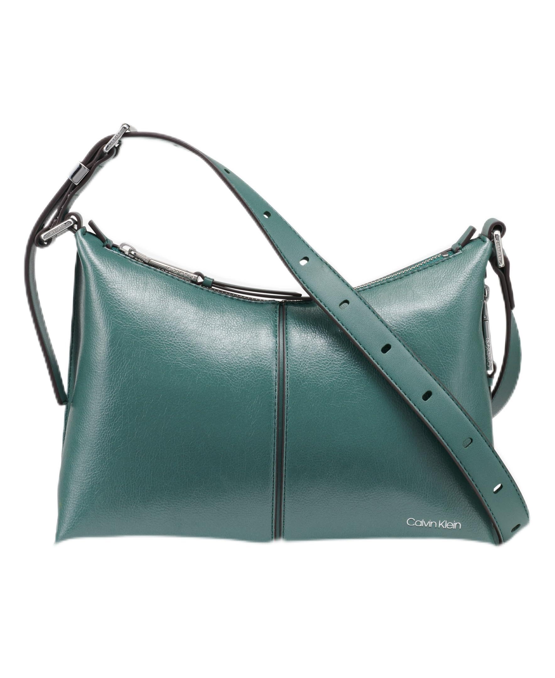 Calvin Klein Max Top Zip Crossbody Bag for Women - Stylish & Compact Shoulder Purse for Everyday Use, Travel, and Work