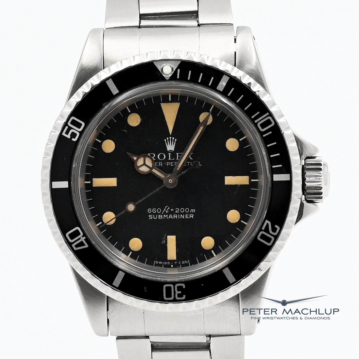 Vintage Rolex Submariner No Date 114060 Men's Watch - 1973 Classic Diver Luxury Timepiece for Collectors & Special Occasions