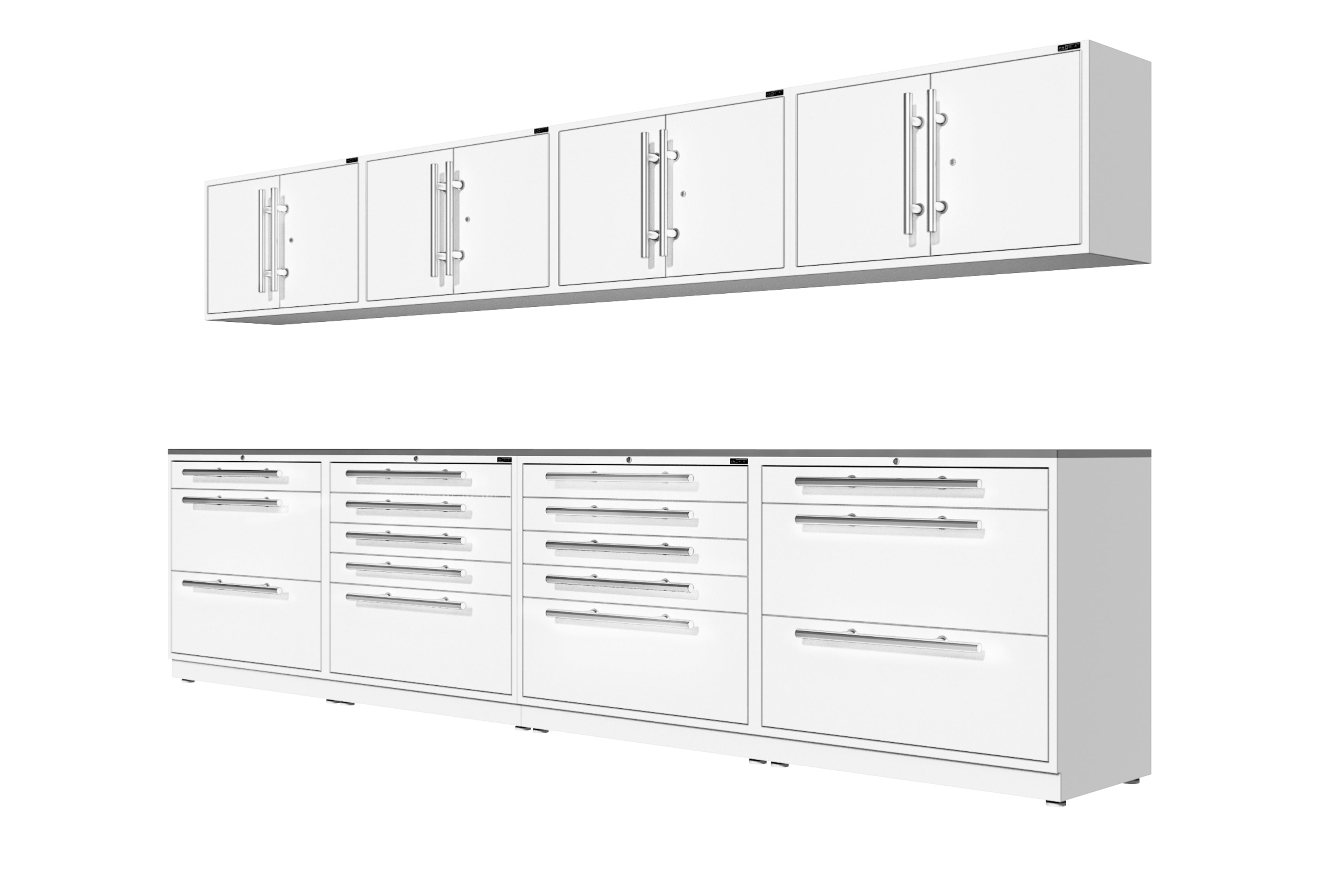 ProSlat LUX 160 Preconfigured Wall Panel System - Garage Storage & Organization Solution for Tools & Equipment - Perfect for Home Workshops, Garages & Commercial Spaces