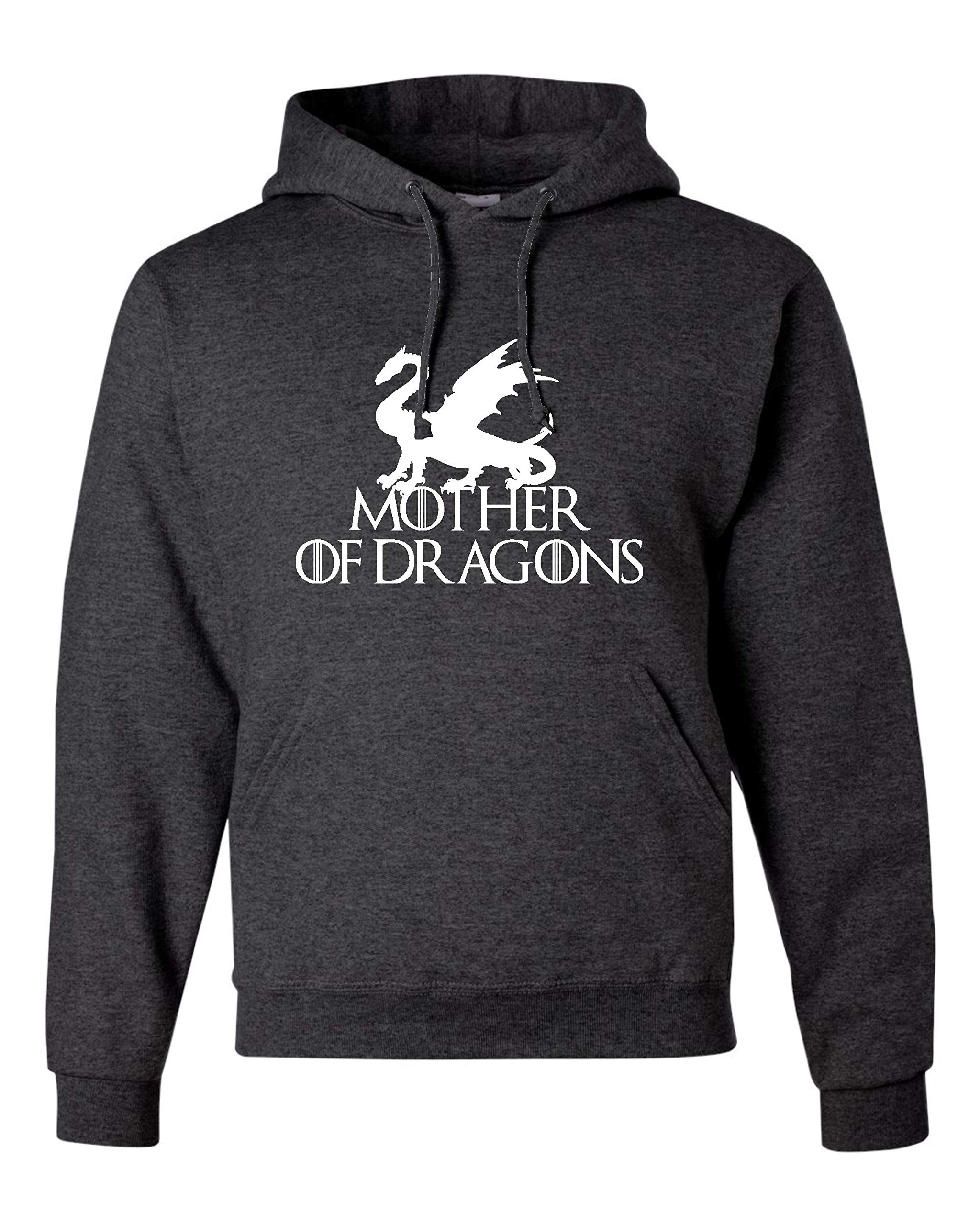 Mother of Dragons Sweatshirt Hoodie for Men & Women - Game of Thrones Inspired Pullover for Cosplay, Halloween & Winter Fashion