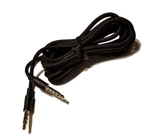 Enza A10 A40 Audio Aux Gaming Cable Adapter - Braided Aux Cord for Astro A10 & A40 TR Headsets - Durable Gaming Headset Wire for PC, PS4, PS5, Xbox - Perfect for Online Chat & Competitive Gaming
