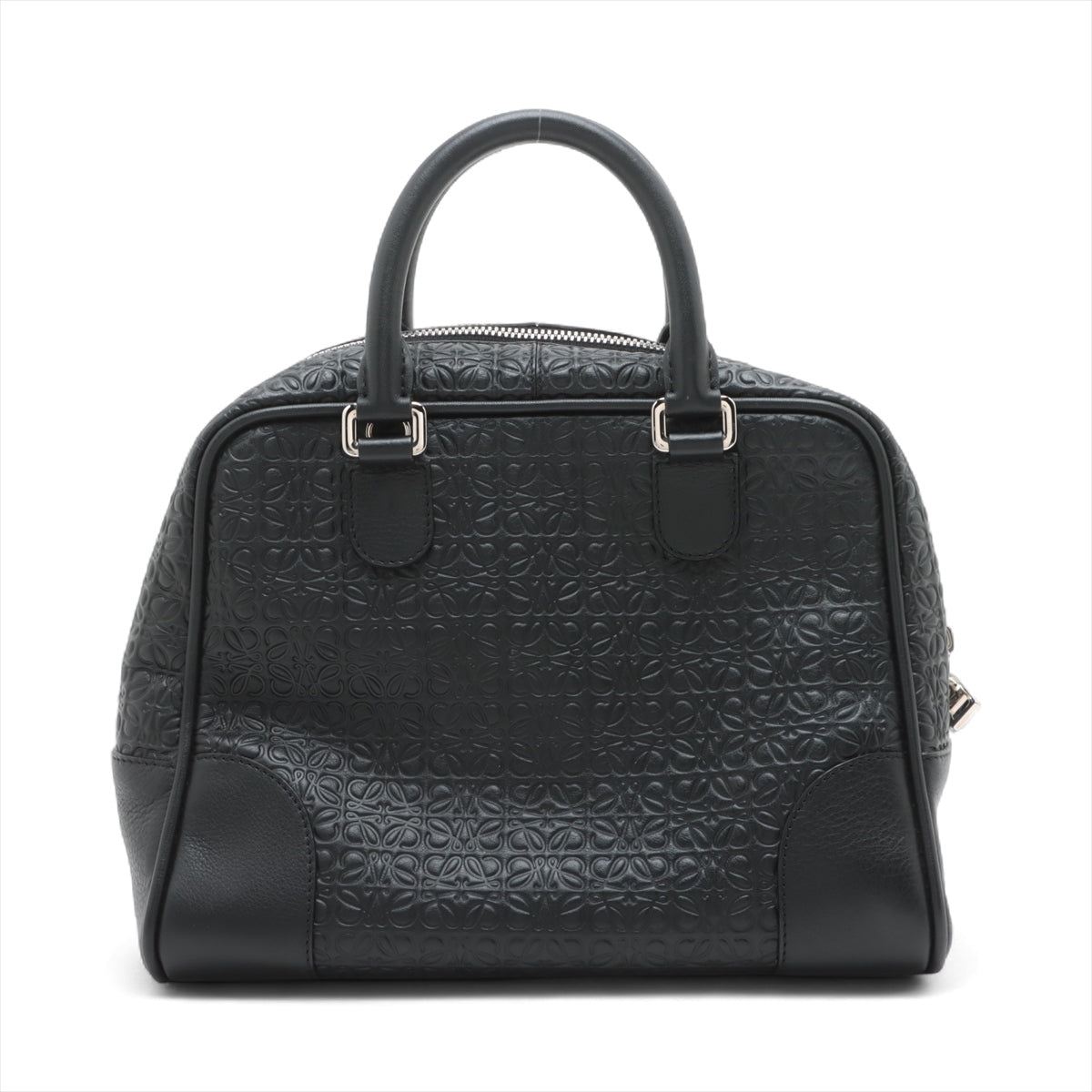 Loewe Anagram Monogram Amazona 75 Leather Handbag Black - Premium Designer Tote for Women | Perfect for Work, Travel & Everyday Luxury