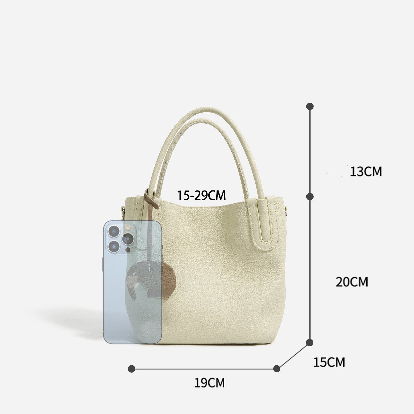 Mini Leather Bucket Bag for Women - Stylish Crossbody Purse with Adjustable Strap - Perfect for Travel, Shopping & Everyday Use