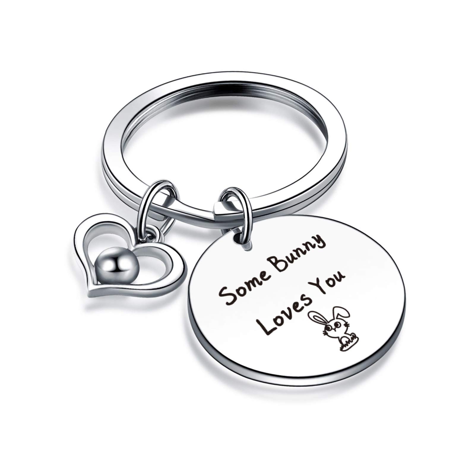Easter Bunny Keychain - Cute Rabbit Jewelry Keychain for Bunny Lovers, Bunny Mom Gift, Bunny Themed Charm for Women | Perfect for Easter Gifts, Keychain Collection & Rabbit Enthusiast Presents