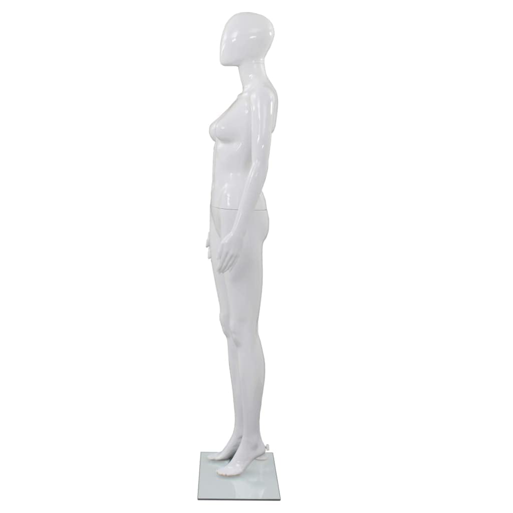 Full Body Female Mannequin with Glass Base - 68.9