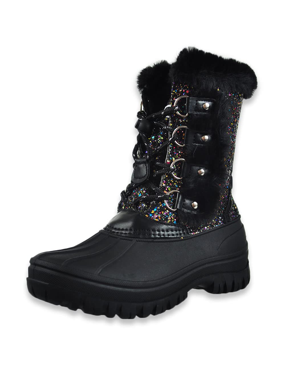 LONDON FOG Girls' Winter Snow Boots - Insulated Waterproof Cold Weather Boots for Toddler & Youth | Warm Lined Snow Boots for Girls, School, Play & Outdoor Activities