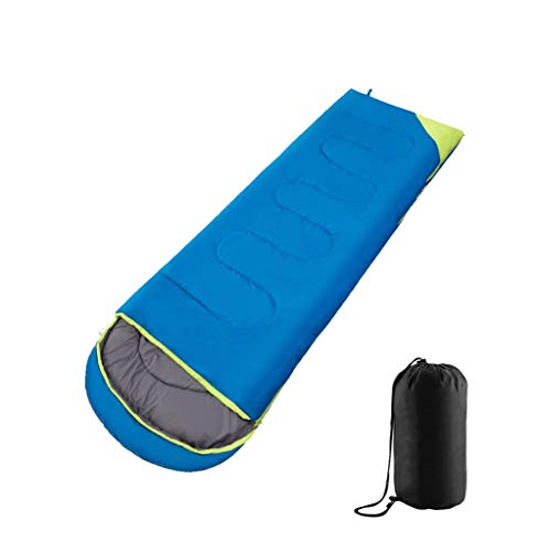 3-4 Season Warm Sleeping Bag for Adults - Compact & Lightweight with Hood for Camping, Backpacking, Hiking - Includes Compression Bag (210x75cm) - Perfect for Outdoor Adventures & Cold Weather Camping Trips