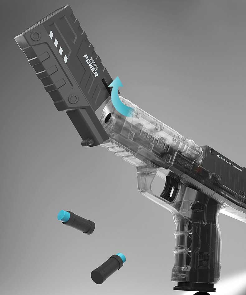 Lehui LP55 Dart Blaster Toy - High Performance Foam Dart Gun for Kids & Adults - Outdoor & Indoor Nerf Battle Games, Birthday Party Favors, Team Building Activities