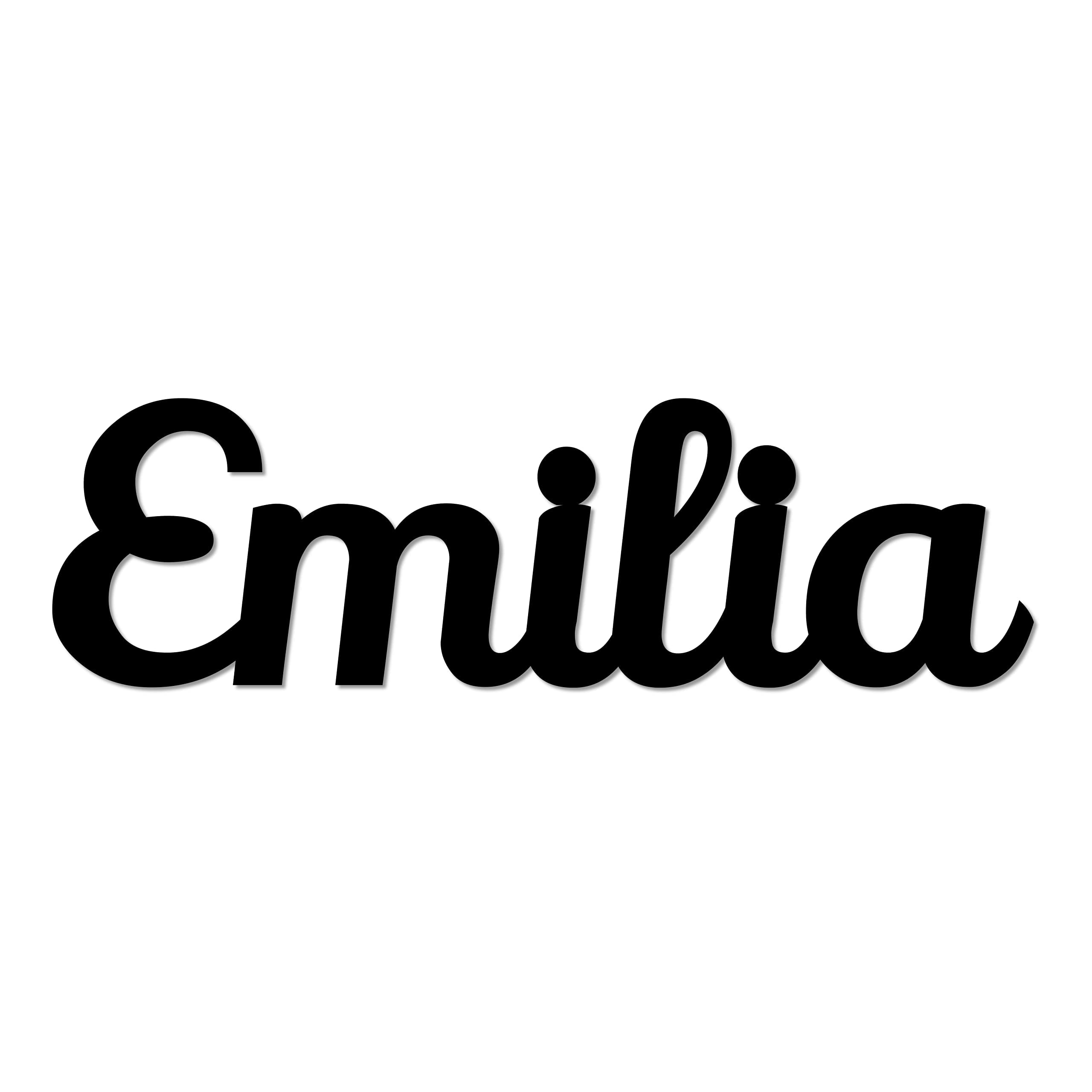 LaModaHome Personalized Nursery Name Sign - Custom Metal Wall Art Plaque for Baby Room, Kids Bedroom & Nursery Décor - Unique Baby Shower Gift Idea for Boys & Girls