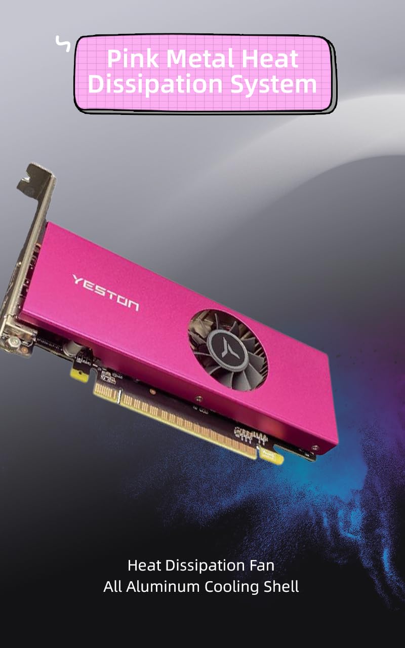 Yeston RTX 3050 6GB GDDR6 Gaming Graphics Card - NVIDIA PCI Express 4.0 x8 Video Card for Desktop PC | High Performance for 1080p Gaming, Video Editing & Streaming