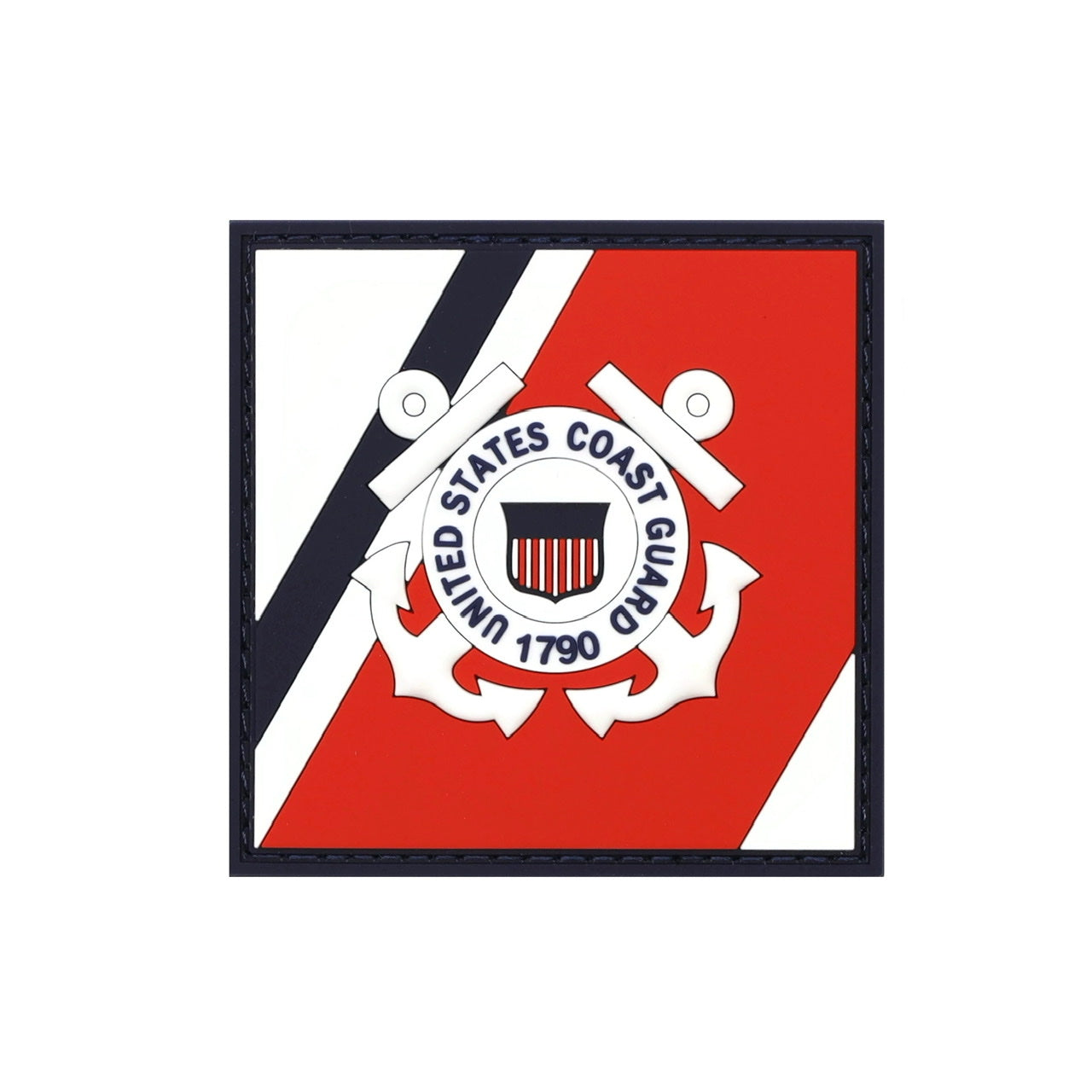 US Coast Guard Embroidered Velcro Patch - Military & Tactical Morale Badge for Hats, Jackets & Backpacks | Perfect for Veterans, Collectors & Outdoor Enthusiasts