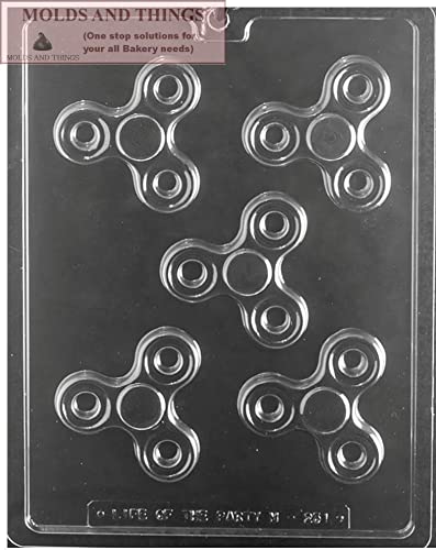 Fidget Spinner Chocolate Candy Mold - DIY Lollipop & Candy Making Kit with Step-by-Step Instructions | Perfect for Birthday Parties, Gifts, and Stress Relief