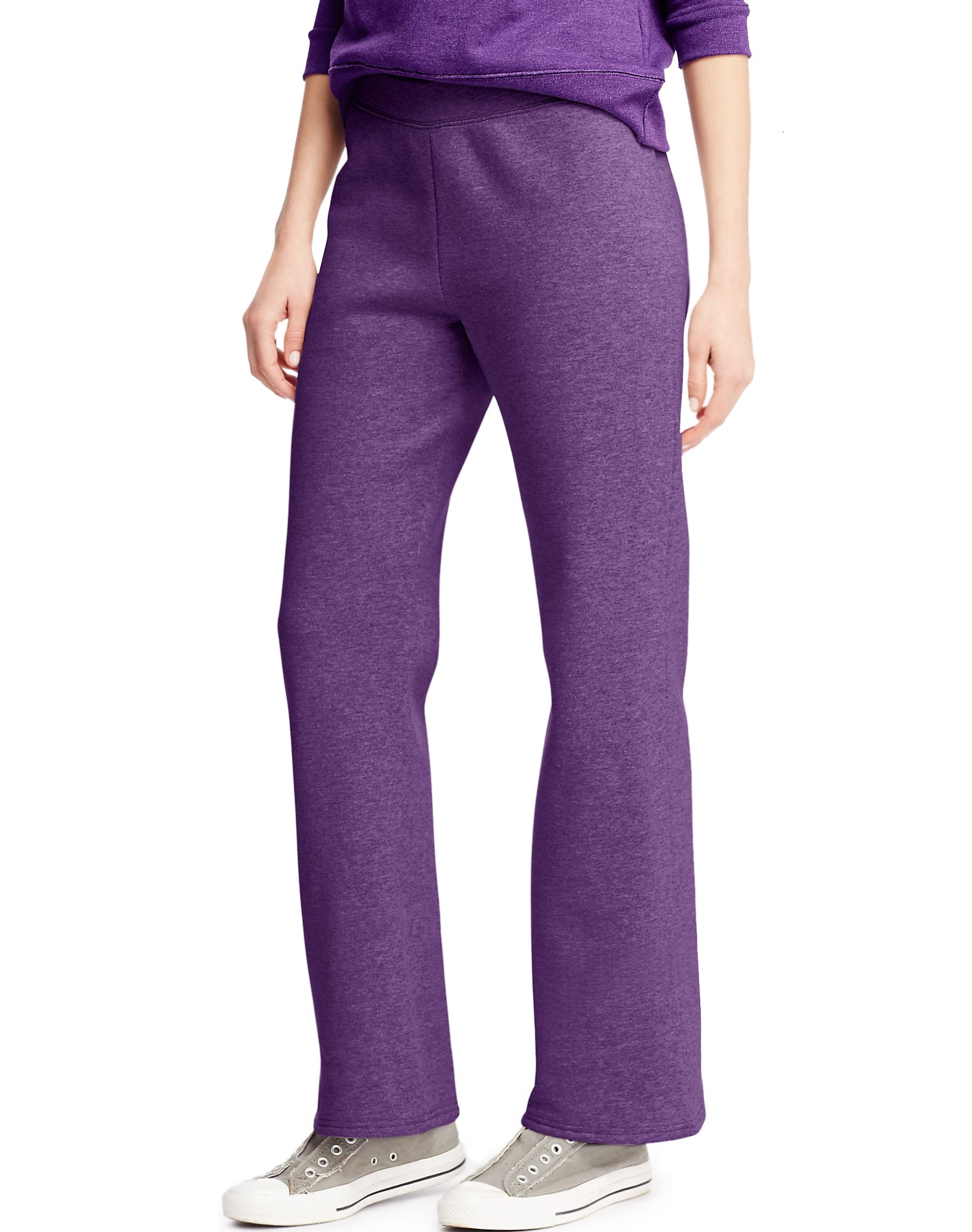 Hanes Women's ComfortFit Fleece Sweatpants - Soft Lounge Pants for Relaxing at Home, Yoga, and Running Errands