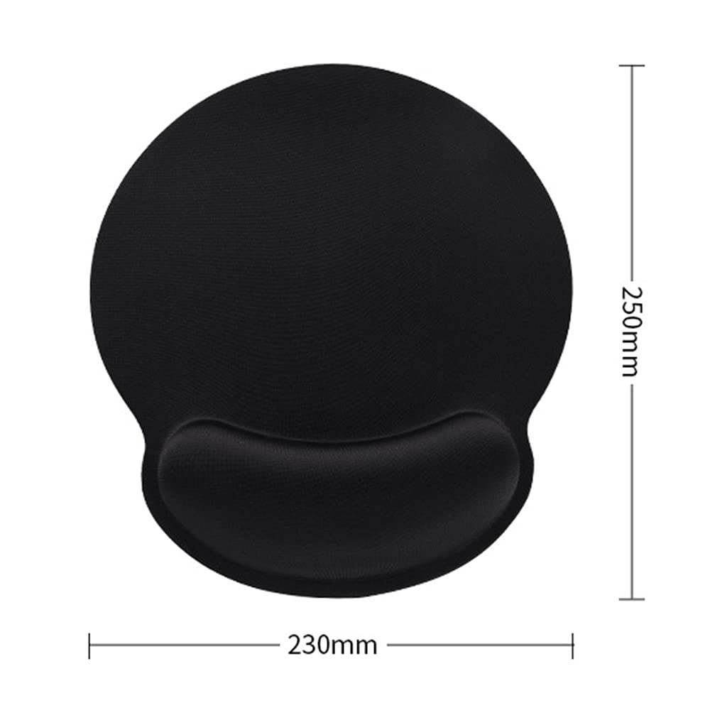 Ergonomic Mouse Pad with Wrist Support & Keyboard Wrist Rest Set - Non-Slip Rubber Base & Slow Rebound Memory Foam for Pain Relief - Perfect for Home Office, Gaming & Long Computer Work Sessions