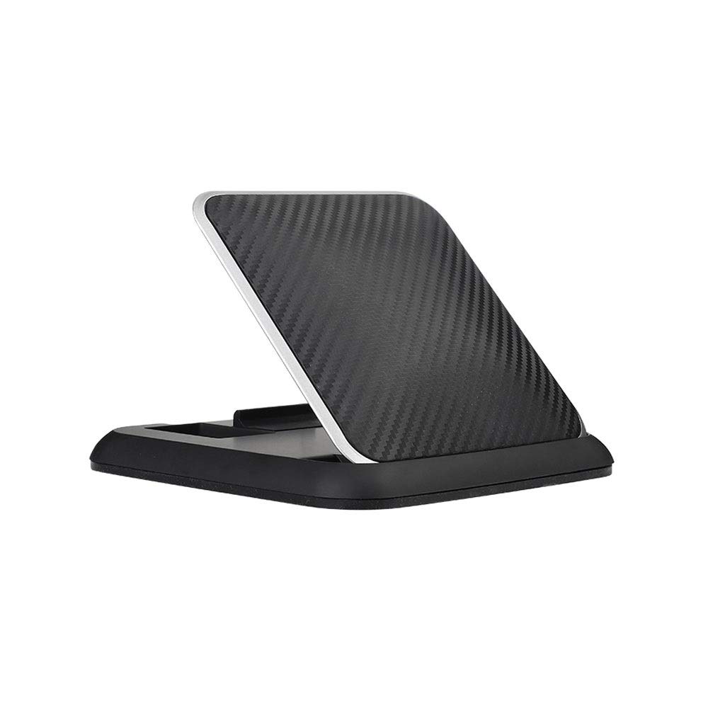 YPYCQ Universal Carbon Fiber Car Phone Mount Holder - Compatible with 3-7 Inch Smartphones, Dashboard & Air Vent Clip for iPhone, Samsung, Android - Perfect for Driving, Navigation & Hands-Free Calls