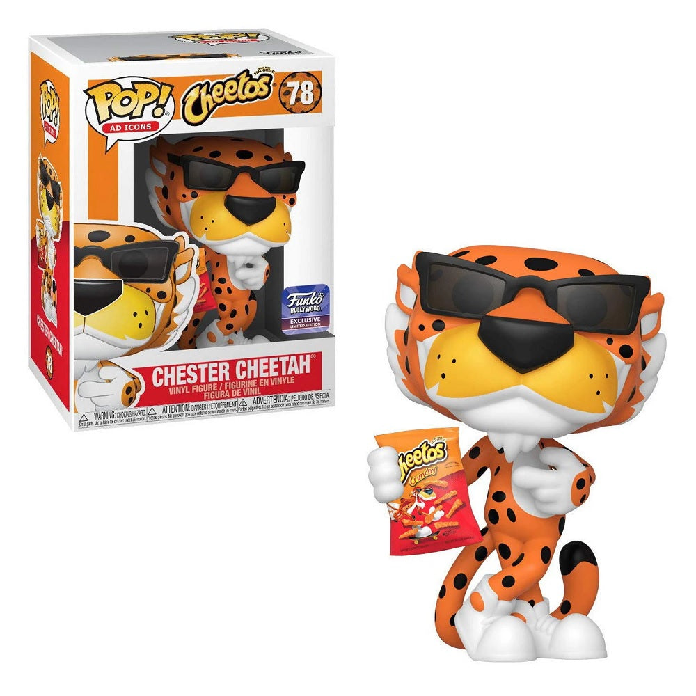 Funko Pop! AD ICONS Chester Cheetah Cheetos #78 Collectible Vinyl Figure - Perfect for Pop Culture Fans, Office Decor & Gift Giving