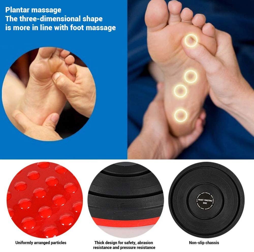 Qiuqiu Fitness Waist Twisting Disc - Portable Balance Board for Core Workouts, Waist Slimming & Hip Exercises | Perfect for Home Gym, Office Breaks & Physical Therapy