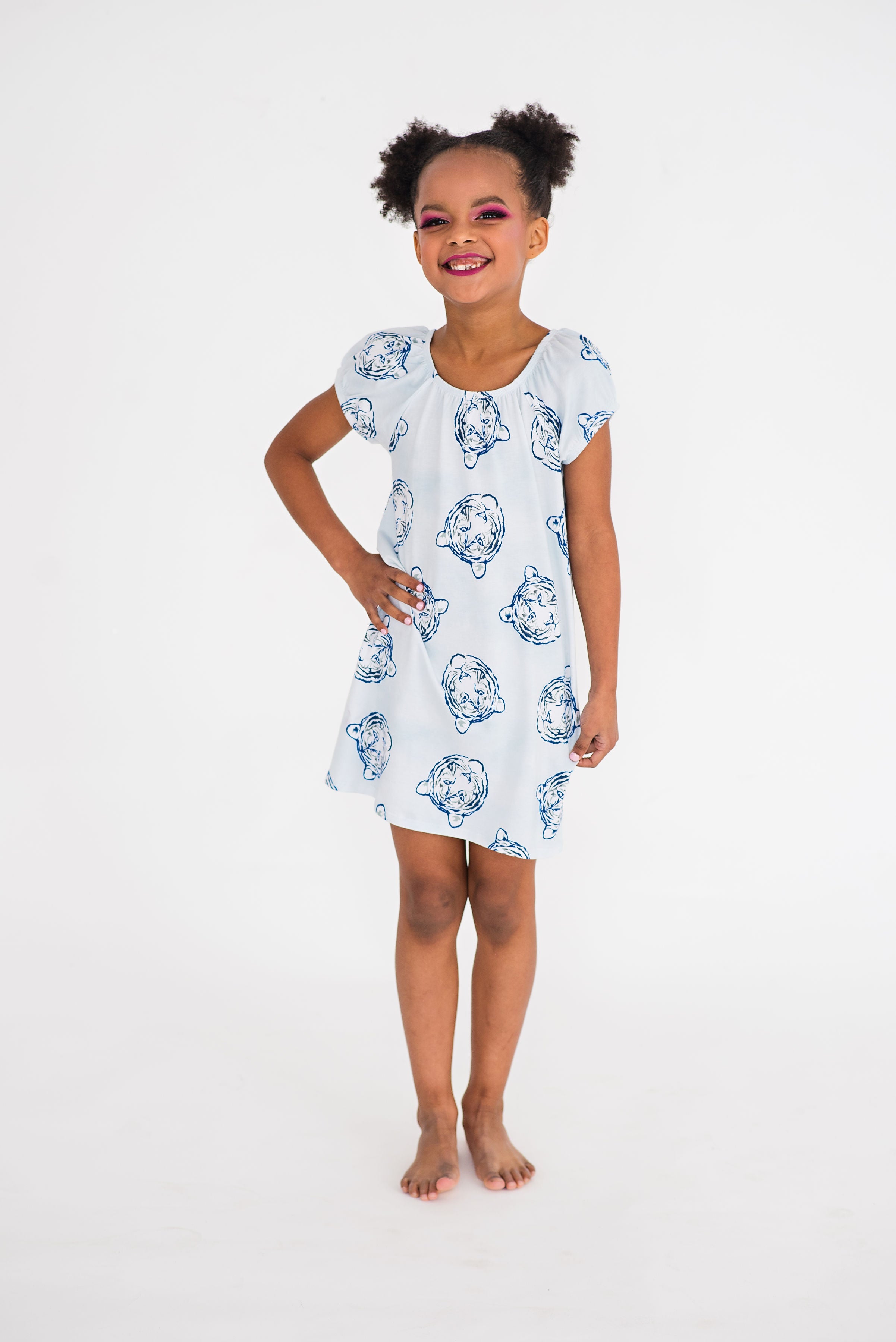 Tiger Remi Dress - Stylish Women's Floral Print Summer Dress for Casual Outings & Beach Vacations