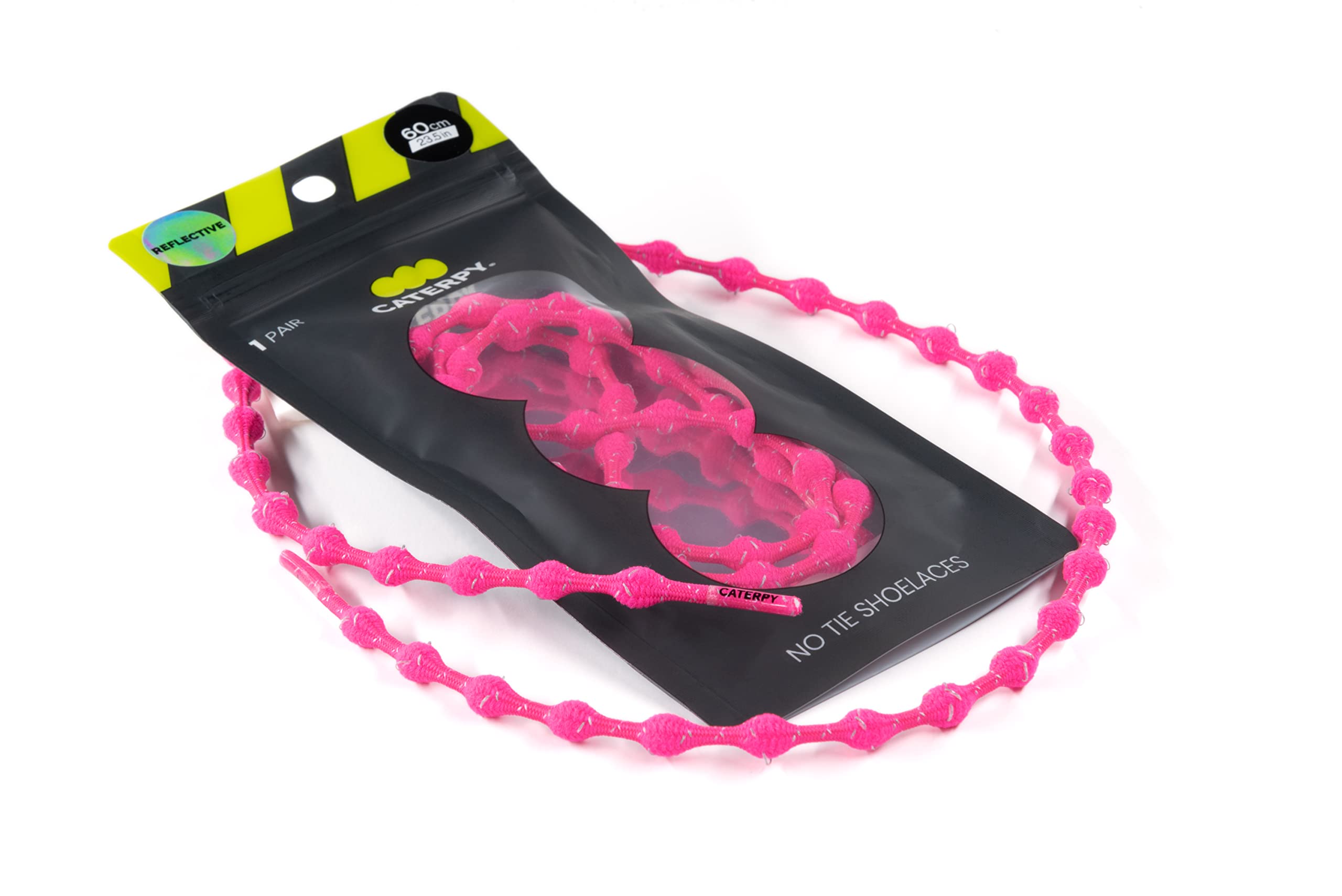 Caterpy Run - No Tie Elastic Shoelaces for Adults & Kids | Slip-On Convenience for Running, Walking & Daily Wear