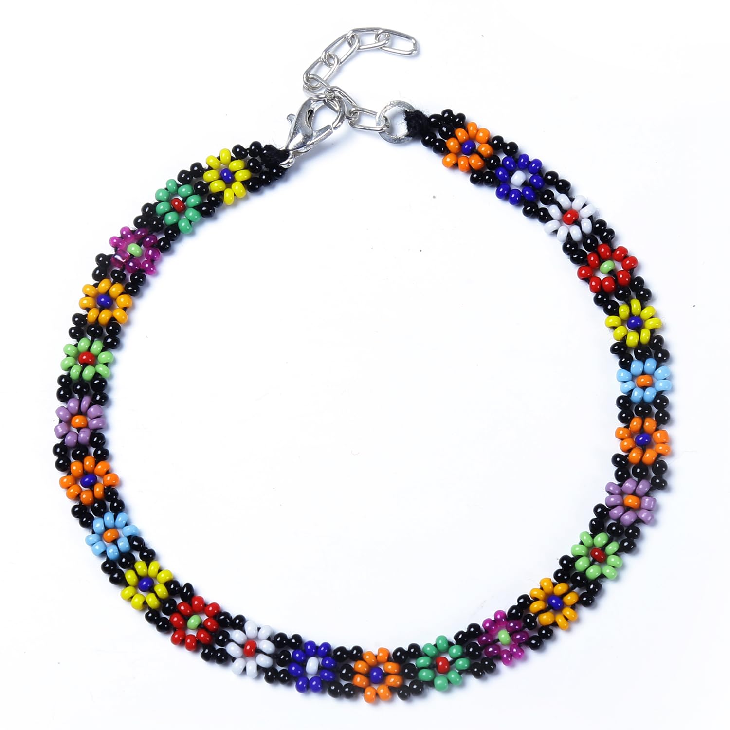 Prapti Handicrafts Beaded Anklets for Women & Girls – Stylish Barefoot Jewelry & Footwear (Pack of 1) | Perfect for Beach, Yoga, and Boho Fashion