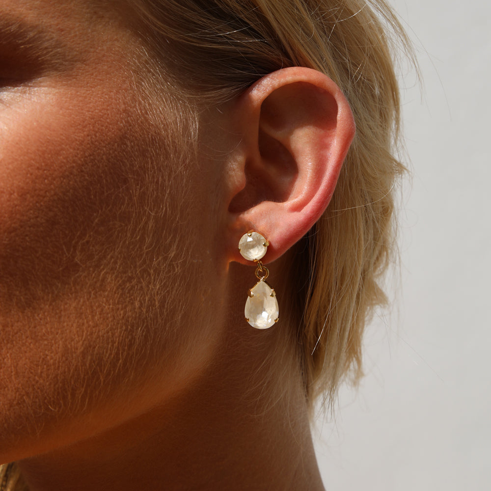 Mini Drop Earrings for Women - Elegant Linen Ignite Dangle Earrings | Perfect for Casual Wear, Date Nights & Special Occasions