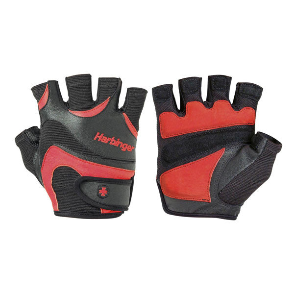 Harbinger Men's FlexFit® Workout Gloves - Weight Lifting, Gym Training & Fitness Gloves for Men - Perfect for CrossFit, Bodybuilding & Strength Training