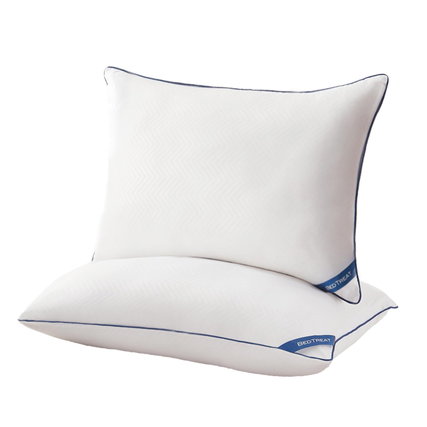 BedTreat Super Soft Down Alternative Pillows - King Size Set of 2, Cooling Hotel Quality Bed Pillows for Back, Stomach & Side Sleepers | Perfect for Home, Office & Travel Use