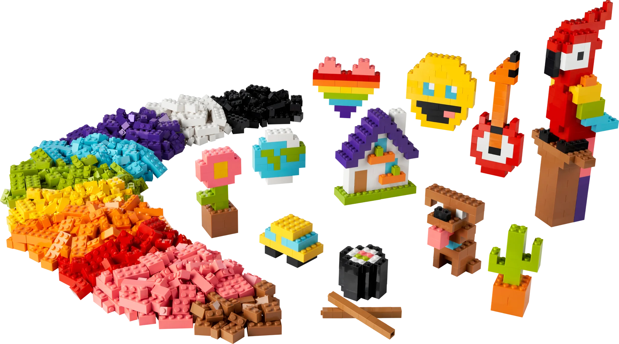 LEGO® Classic Creative Building Bricks Set - 10698 Pieces for Kids & Adults - Perfect for STEM Learning, DIY Projects & Family Fun