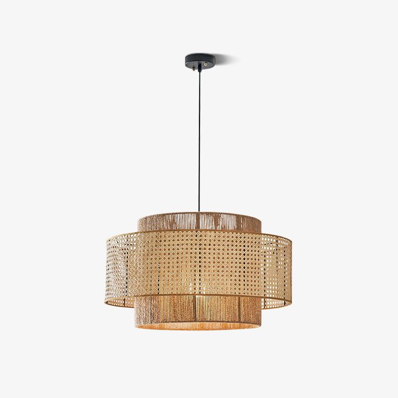 Modern Concentric Pendant Light Fixture - Sleek Minimalist Design for Kitchen Island, Dining Room & Bedroom Lighting - Dimmable LED Hanging Lamp for Home Decor