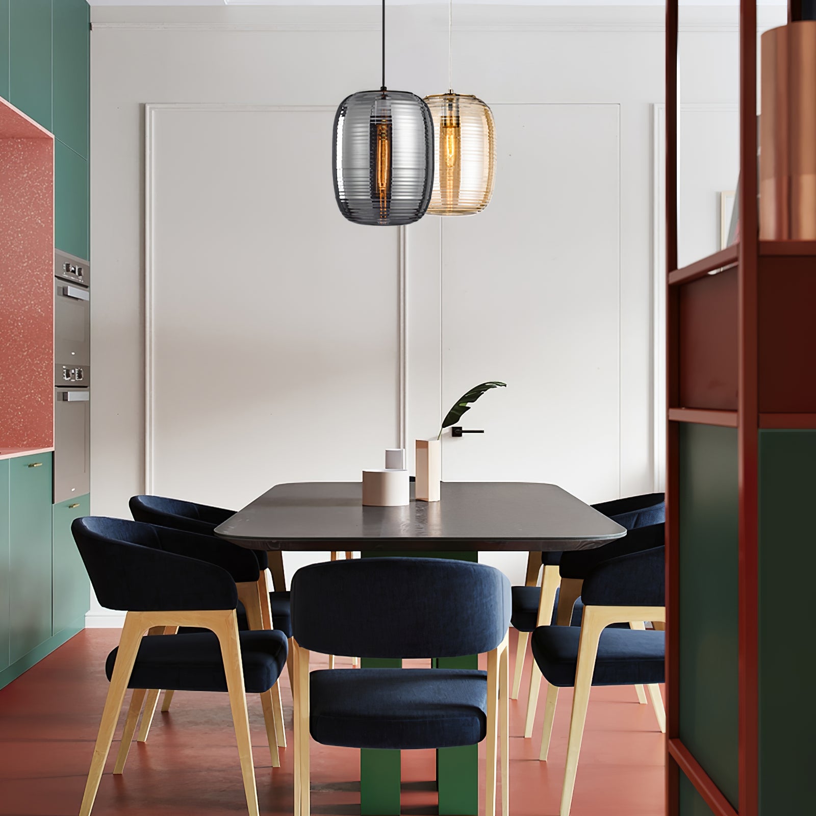 Aayla Modern Pendant Light - Elegant Hanging Lamp for Living Room, Bedroom, Dining Room & Kitchen | Dimmable LED Ceiling Light Fixture with Adjustable Height