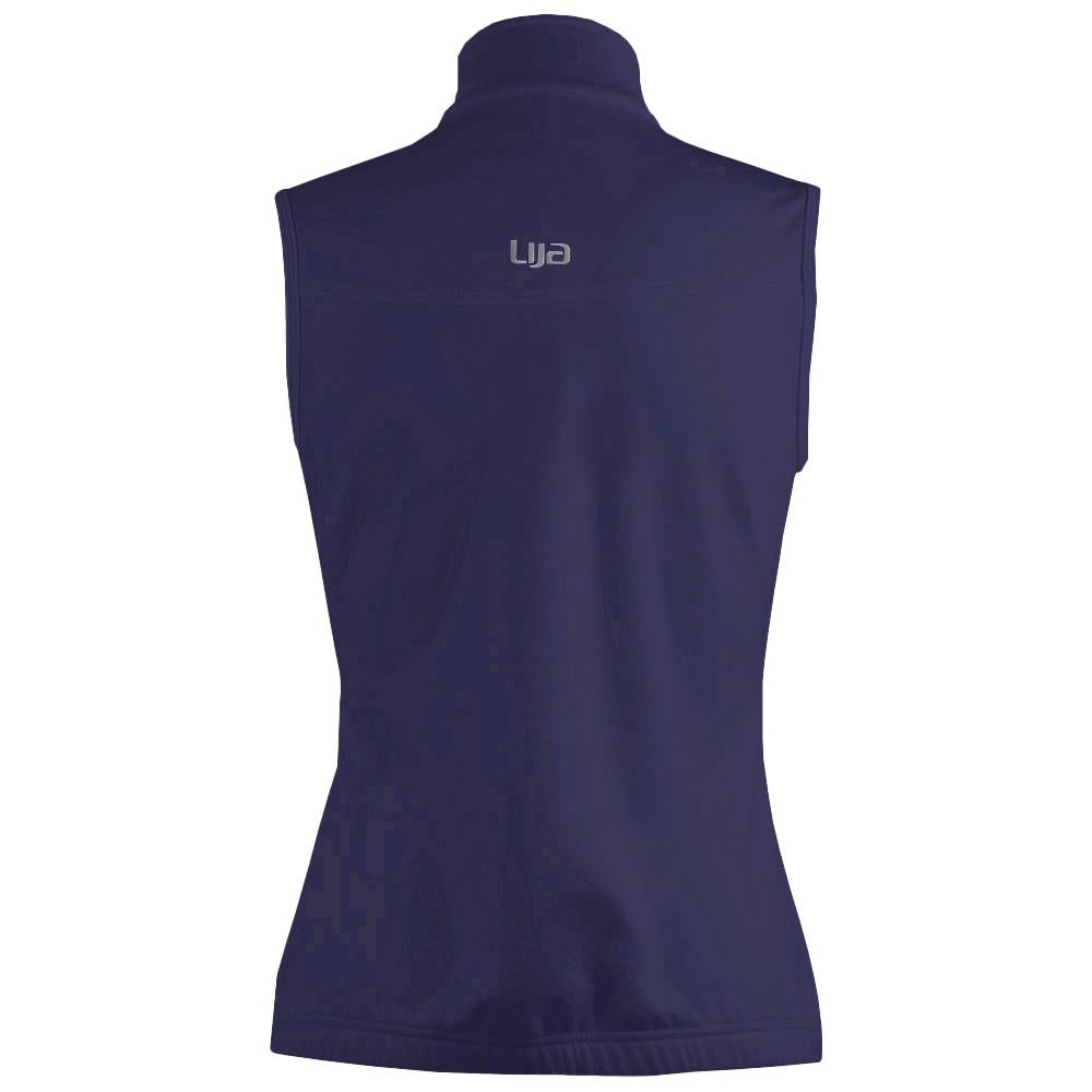 Lija Women's Lightweight Windbreaker Vest - Stylish Eggplant Purple Jacket for Outdoor Activities, Travel & Casual Wear