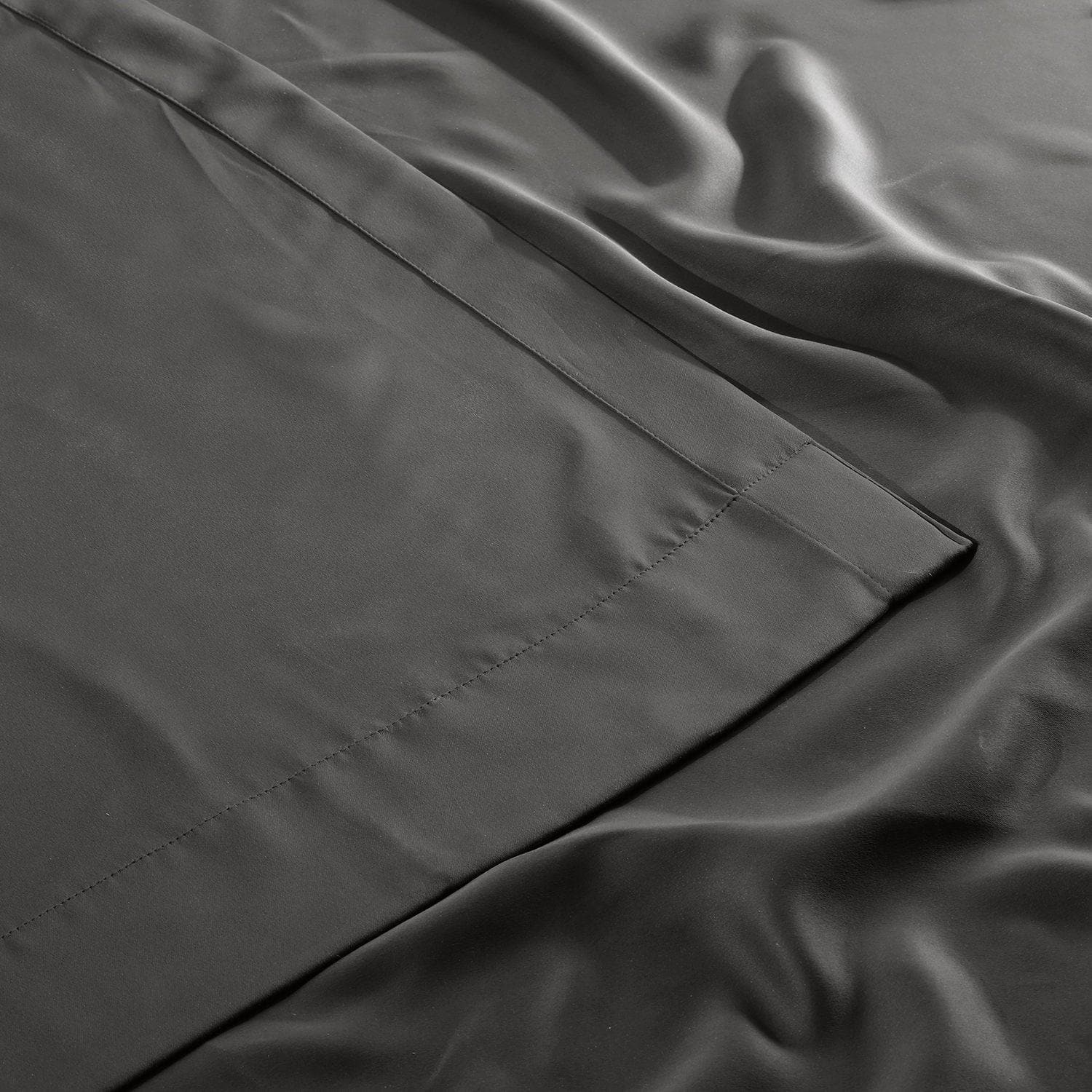 Anthracite Grey Extra Wide Blackout Curtains - Thermal Insulated Soundproof Drapes for Bedroom & Living Room - Perfect for Home Theater, Nursery, and Office Privacy