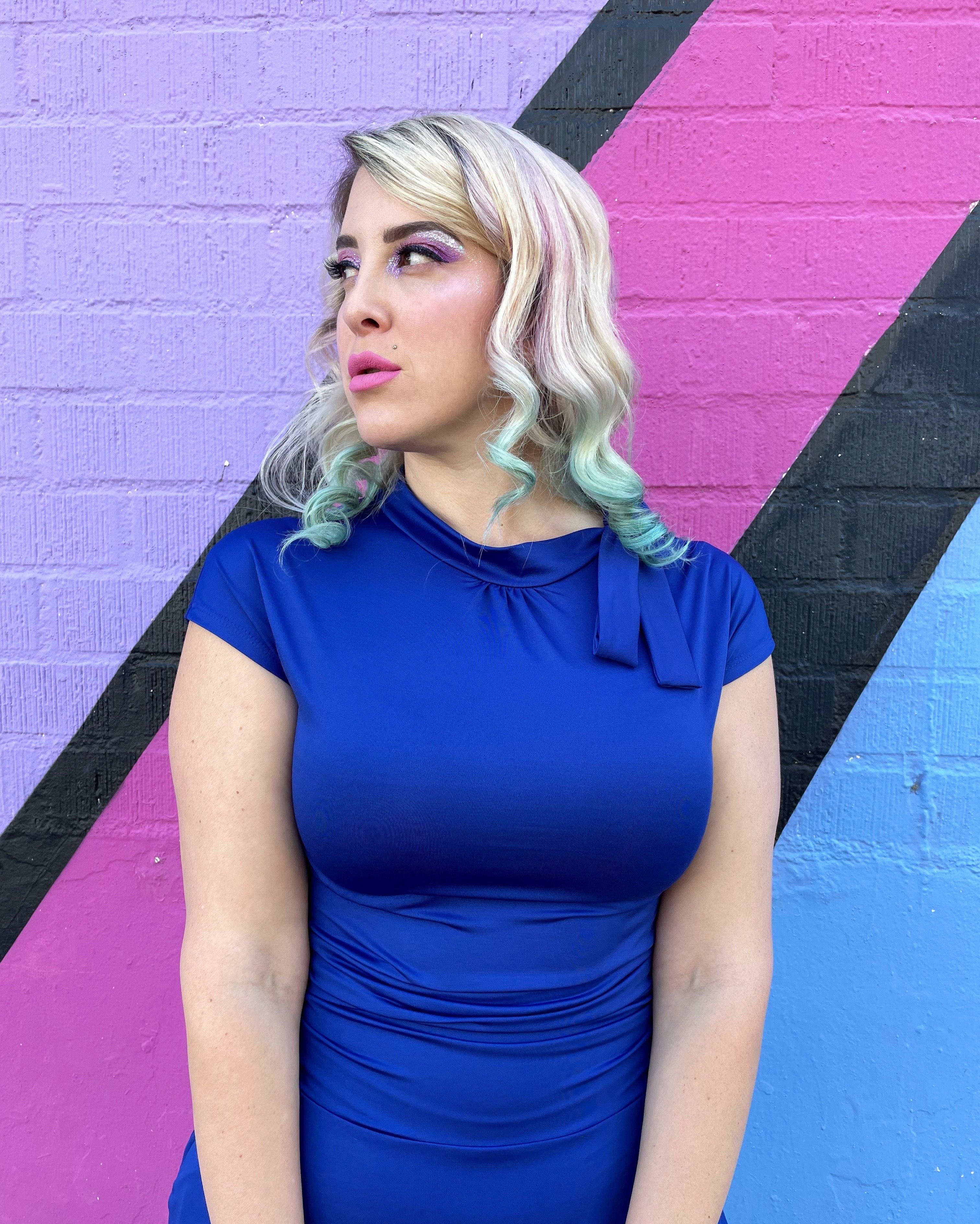 Royal Blue Bombshell Dress for Women - Sexy Bodycon Party & Evening Gown | Perfect for Cocktail Parties, Date Nights & Special Occasions