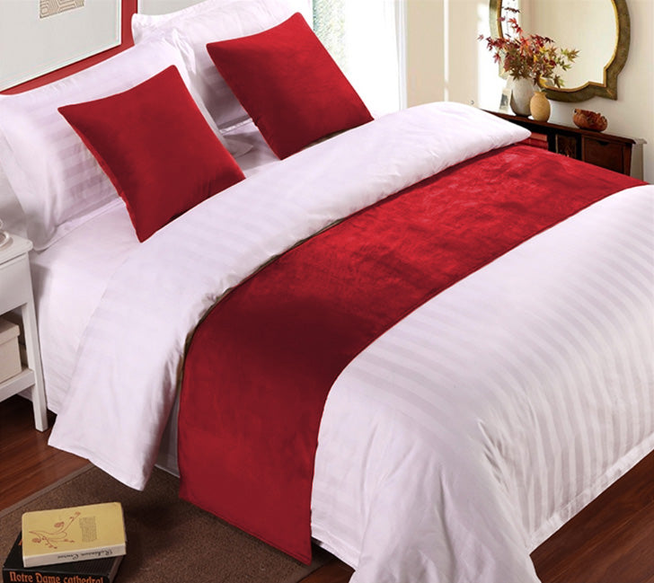 Pillowtex Faux Suede Bed Scarf - Luxury Decorative Throw Blanket for Bed, Sofa & Couch - Soft & Stylish Home Decor Accessory