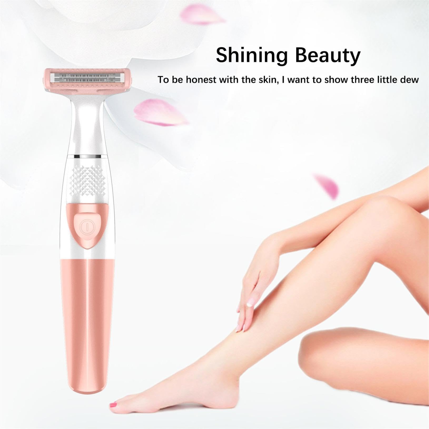 Best Women's Bikini Trimmer & Pubic Hair Shaver - Electric Razor for Intimate Areas & Full Body, Wet/Dry Use, Painless Hair Removal - Perfect for Travel, Gym & Sensitive Skin (Pink)