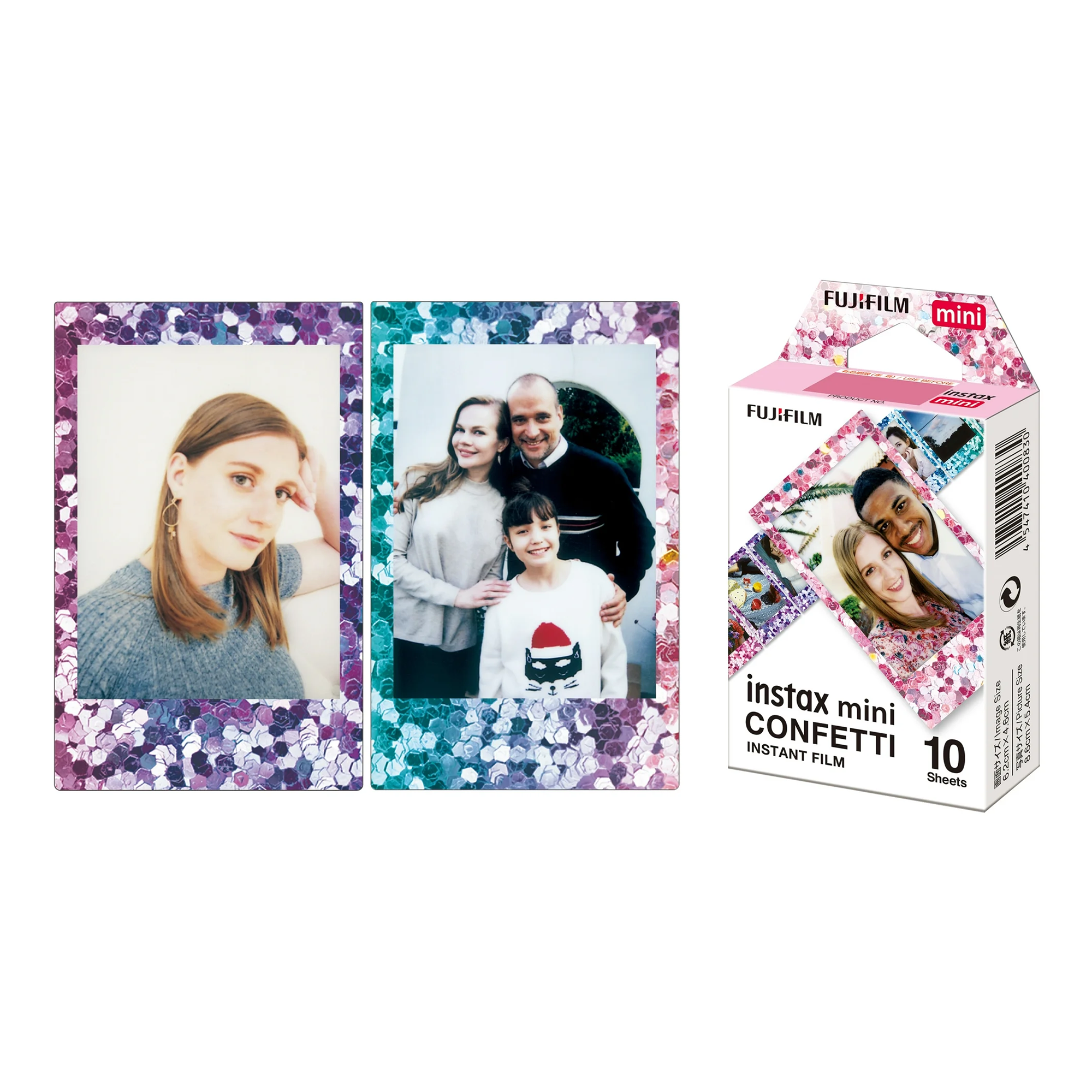 Fujifilm Instax Mini Confetti Instant Film - 10 Exposures | Colorful Party & Wedding Photo Paper for Polaroid Cameras | Perfect for Birthday Celebrations, Baby Showers & Special Events