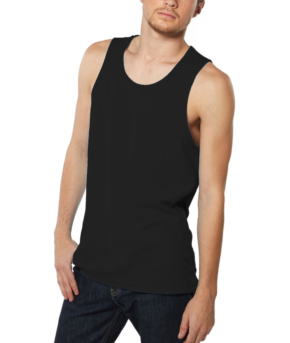 Men's Ultra Soft Cotton Tank Top - Breathable & Comfortable for Gym, Workout & Summer Wear | Nayked Apparel