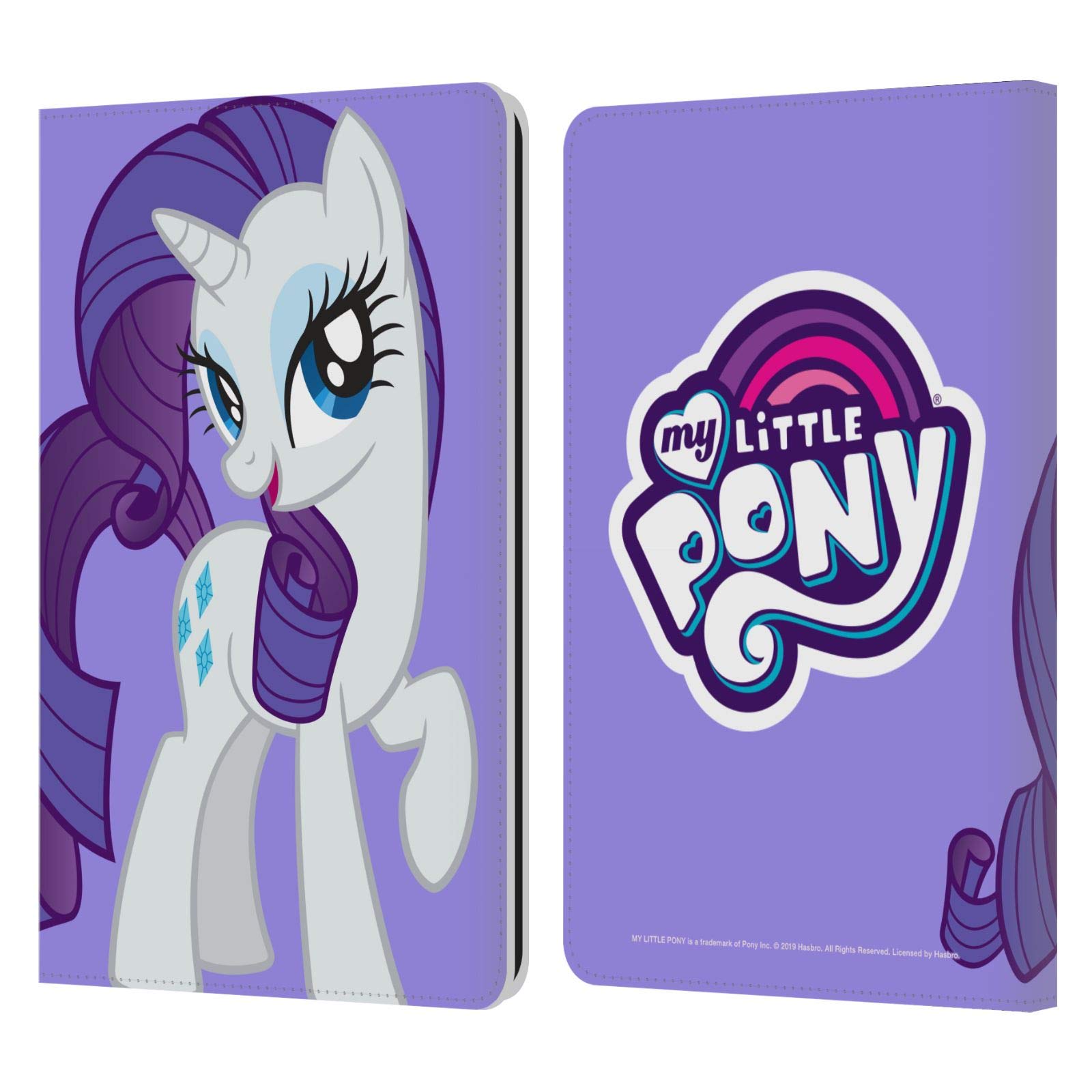 Officially Licensed My Little Pony Rarity Leather Book Wallet Case Cover for Kindle Paperwhite 1/2/3 - Perfect for Reading, Travel & Collectors