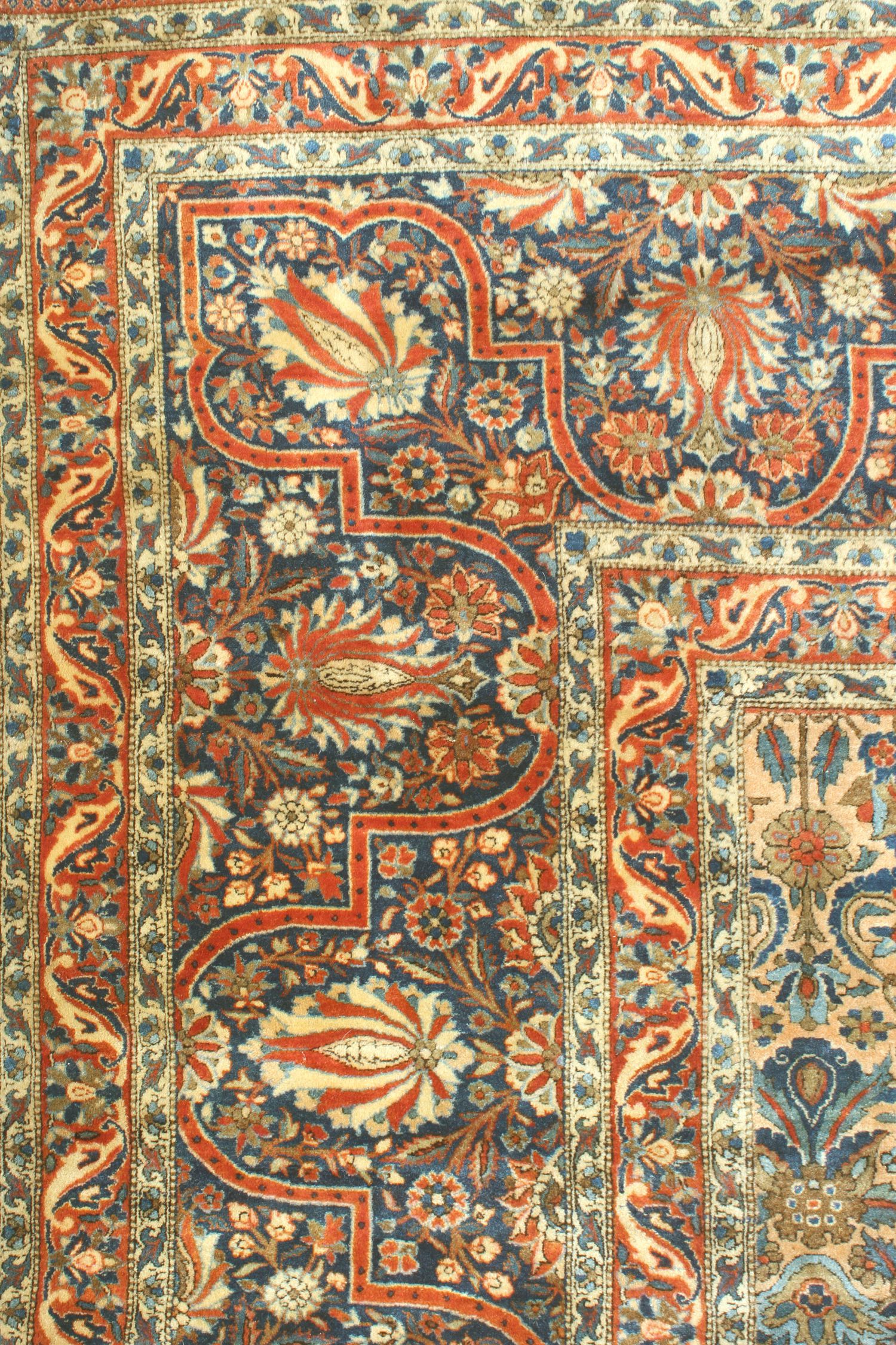 Antique Atashogoli Kashan Handwoven Traditional Persian Rug - J69667 - Perfect for Living Room, Bedroom & Home Decor