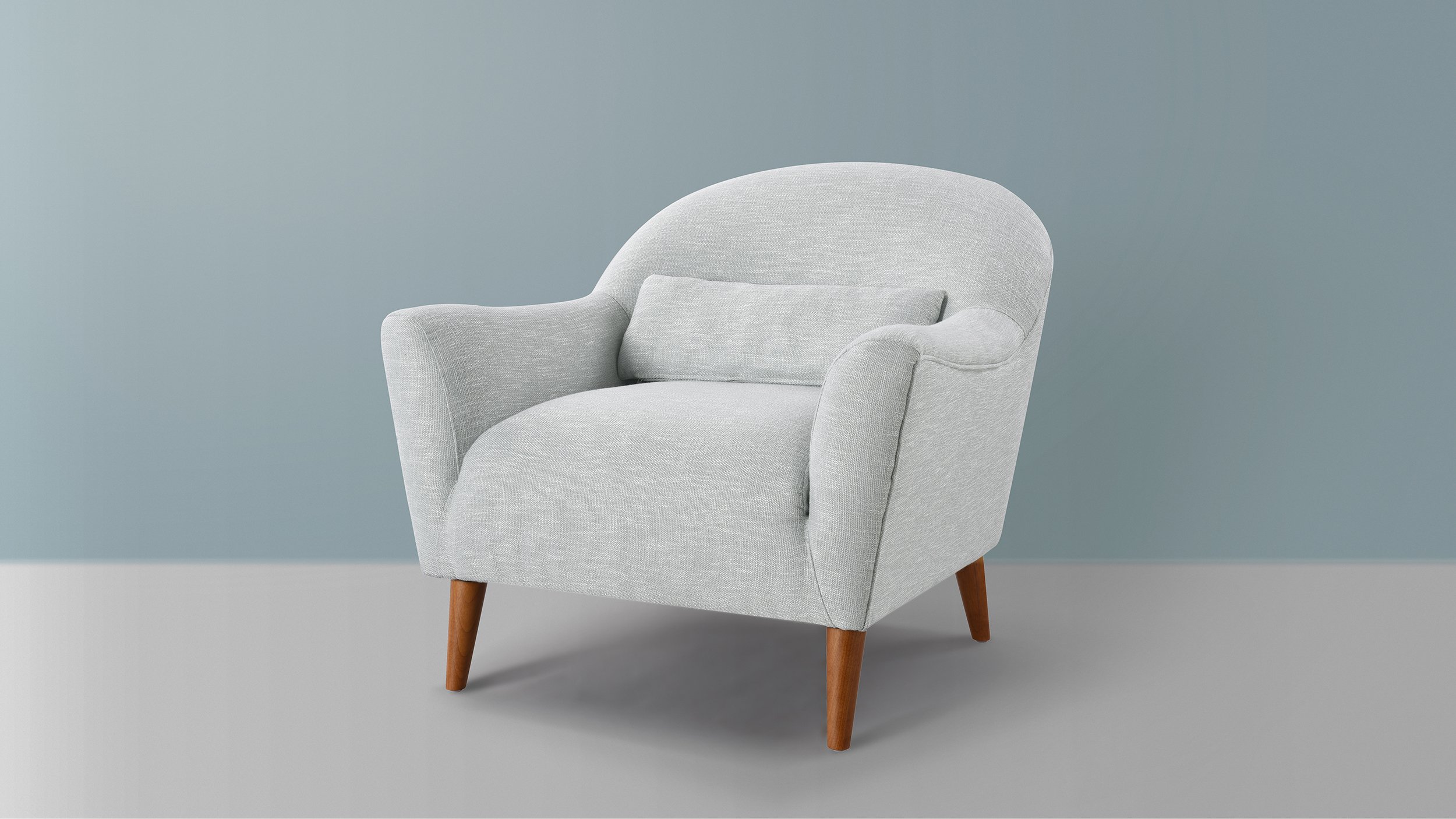 Sandy Wilson Home Piper Accent Chair in Seafoam Green - Stylish Living Room Armchair for Home Decor, Lounge & Reading Nook