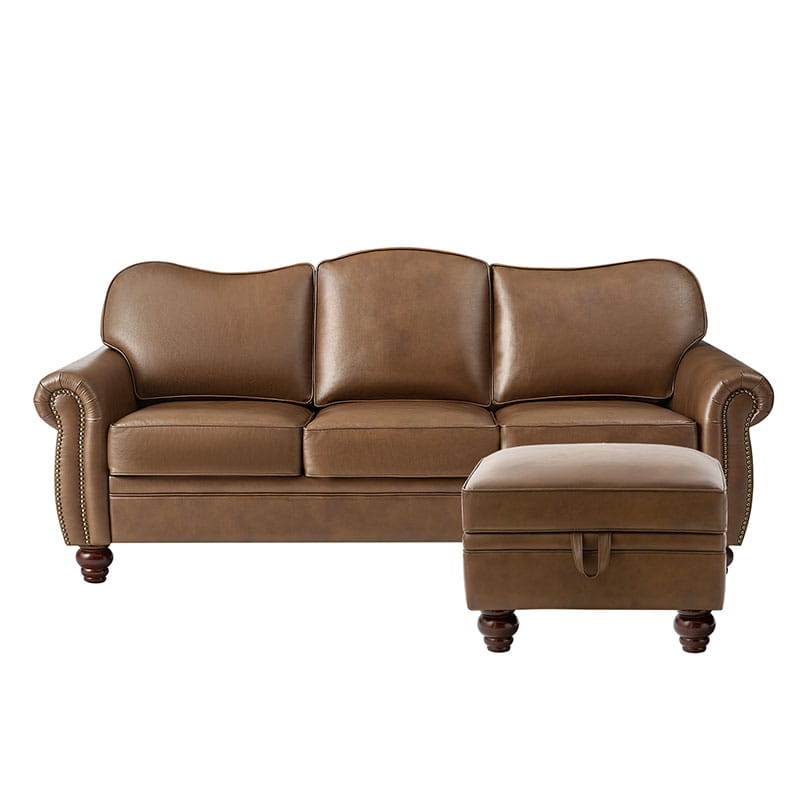 Amelia 2-Piece Living Room Furniture Set - Sofa & Loveseat (Multiple Styles Available) - Perfect for Small Spaces & Cozy Apartments