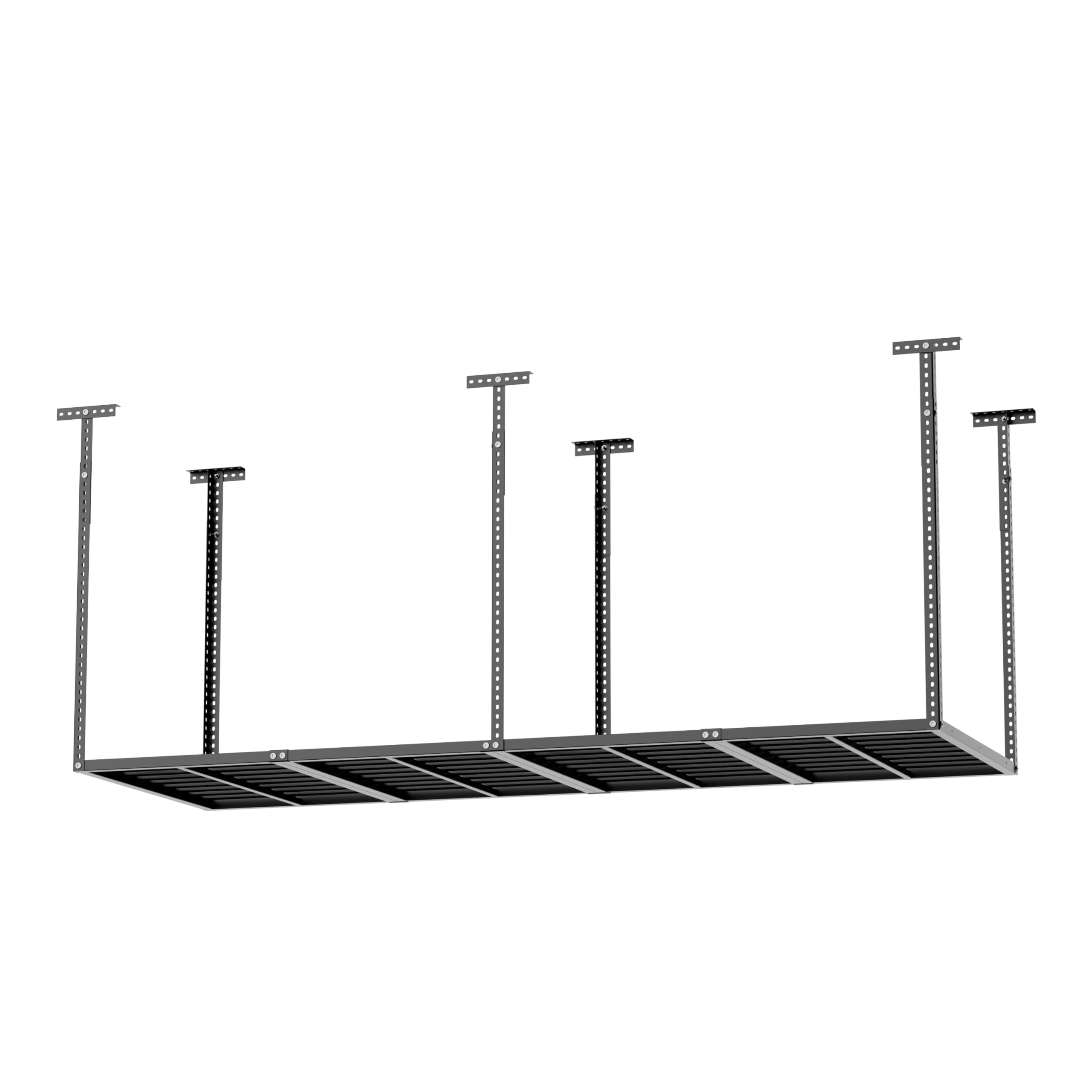 TUFFIOM Heavy Duty Overhead Garage Storage Rack - 3x8 ft Adjustable Ceiling Storage System with 750 lbs Capacity (22